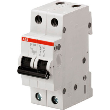 Автоматический выключатель ABB SH202L 2P 10А (С) 4,5kA - Электрика, НВА - Модульное оборудование - Автоматические выключатели - . Магазин оборудования для автономного и резервного электропитания Ekosolar.ru в Саратове