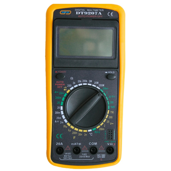 Мультиметр DT 9207 Энергия - Электрика, НВА - Измерительный инструмент - Мультимеры - . Магазин оборудования для автономного и резервного электропитания Ekosolar.ru в Саратове