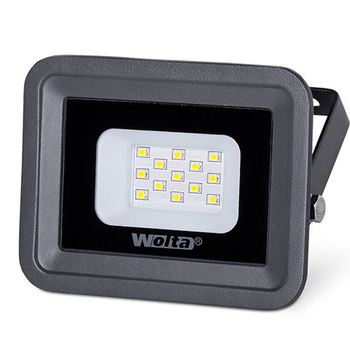 Светодиодный прожектор WOLTA WFL-10W/06W серый 5500K 10Вт SMD IP65 850Лм - Светильники - Прожекторы - . Магазин оборудования для автономного и резервного электропитания Ekosolar.ru в Саратове