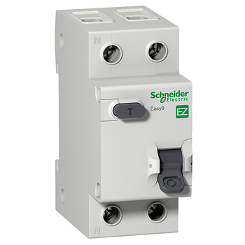 Дифференциальный автоматический выключатель Schneider Electric EASY 9 1P+N 32А 30мА C AC 4,5 кА - Электрика, НВА - Модульное оборудование - Дифференциальные автоматы - . Магазин оборудования для автономного и резервного электропитания Ekosolar.ru в Саратове