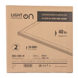 Панель ультратонкая светодиодная LightPhenomenON LT-UTP-02-IP40-40W-6500К б/д 4E - Светильники - Для общественных зданий - . Магазин оборудования для автономного и резервного электропитания Ekosolar.ru в Саратове