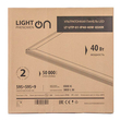 Панель ультратонкая светодиодная LightPhenomenON LT-UTP-02-IP40-40W-6500К LED - Светильники - Для общественных зданий - . Магазин оборудования для автономного и резервного электропитания Ekosolar.ru в Саратове