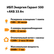 ИБП для котла Энергия Гарант 500 + Аккумулятор 33 Ач 12 В (300Вт - 60мин) - ИБП и АКБ - ИБП для котлов - . Магазин оборудования для автономного и резервного электропитания Ekosolar.ru в Саратове