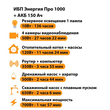 ИБП для котла Энергия Про 1000 + Аккумулятор 150 Ач 12 В (700Вт - 117мин) - ИБП и АКБ - ИБП для котлов - . Магазин оборудования для автономного и резервного электропитания Ekosolar.ru в Саратове
