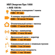 ИБП для котла Энергия Про 1000 + Аккумулятор 100 Ач 12 В (700Вт - 78мин) - ИБП и АКБ - ИБП для котлов - . Магазин оборудования для автономного и резервного электропитания Ekosolar.ru в Саратове